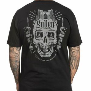 ☠️ SULLEN ART MENS KEEPERS BLACK TEE SZ:L NWOT🏷